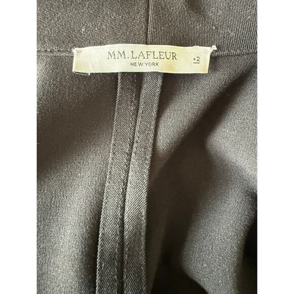 NWOT MM.LAFLEUR Solid Black Tuxedo-Style One-Button Long Slit Coat  Sz +2/US 18 - Picture 9 of 12